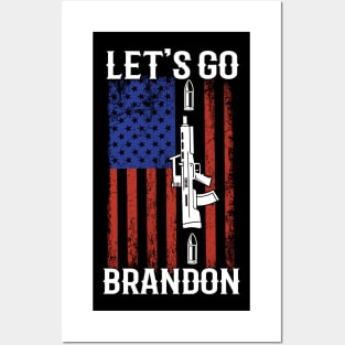 Lets go  Brandon Flag Posters and Art